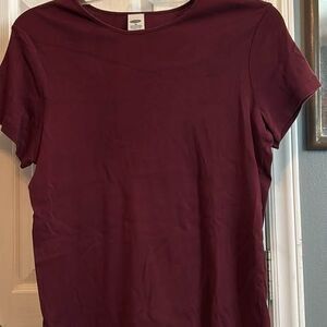 Old Navy Maroon T-Shirt XL